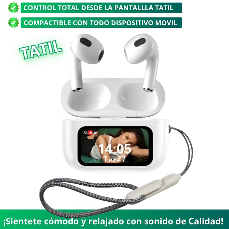 AIRPODS CON PANTALLA 4  GENERACIÓN