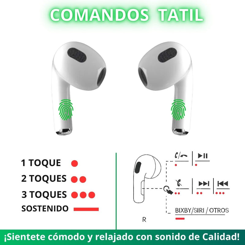 AIRPODS CON PANTALLA 4  GENERACIÓN